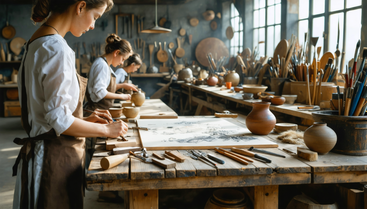 explorez les métiers d'art et l'artisanat : plongez dans les savoir-faire traditionnels, découvrez des astuces pratiques et suivez les dernières actualités du secteur.